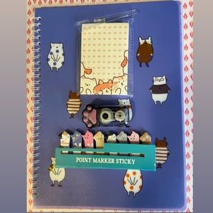 Kawaii Cat Stationery Bundle
